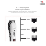 Kemei KM-809A Digital AC/DC Electric Rechargeable Professional Hair Clipper Trimmer for men - Image 7