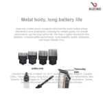 Kemei Km 5017 Rechargeable Hair And Beard Clipper Trimmer For Men ( Bizobd ) - Image 4