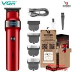 VGR V-987 Rosso Professional Beard and Moustache Trimmer for Men