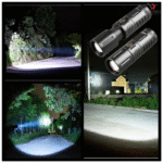 High-Power Multi-Purpose Flashlight with 20000 MHA Battery Full Black - Image 3