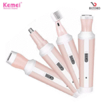 Kemei KM-3024 Multifunctional 4 in 1 Face, Eyebrow, Nose, & Lady Shaver for Women - Image 4