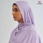 Elegant Soft Jersey Hijab for Women – Lavender Shade