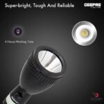 Geepas GFL3803 Rechargeable LED Flash Light Torch Light - Image 4