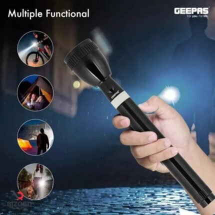 Geepas GFL3803 Rechargeable LED Flash Light Torch Light