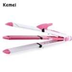 Kemei KM-1213 Professional Multifunction 3 In 1 Electric Ceramic Iron Wave Hair Curler Straighter - Image 2