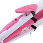 Kemei KM-1213 Professional Multifunction 3 In 1 Electric Ceramic Iron Wave Hair Curler Straighter - Image 4