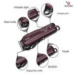 Kemei KM-2600 Professional AC/DC Cordless Electric Hair Clipper - Image 5