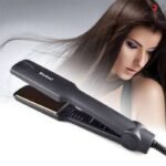 Kemei KM-329 Hair Straightener Black - Image 4