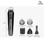 Kemei KM-600 Multi-functional Titanium 11 in 1 Professional Hair Beard Clipper Trimmer for Men - Image 8