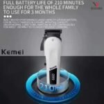 Kemei KM-807 Professional Hair Clipper and Beard Trimmer Salon Series for Men - Image 7