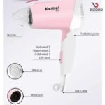 Kemey Km- 6831 Essential Drycare Foldable Hair Dryer For Women - Hair Dryer - Image 2