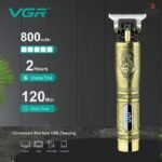 VGR V-091 Hair Clipper and Beard Trimmer with Digital Display for Men - Image 3