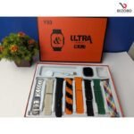 Y80 Ultra Smartwatch With 8 Strap