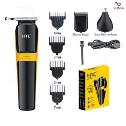 HTC AT-1322 Multi-grooming 3-in-1 Shaver, Nose, and Hair Clipper for Men