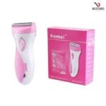 Kemei KM-3018 Waterproof Electric Lady Shaver Hair Women Bikini Underarm Body Lady Epilator Hair Removal Cordless Trimmer for Women - Image 4