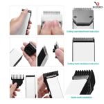 Kemei KM 3590 5 in 1 Rechargeable Professional Grooming Kit - Image 4