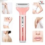 Kemei KM-6637 Multifunctional 4 in 1 Rechargeable woman body shaver Beard Eyebrow, Nose Trimmer set Female Electric shaver - Image 4