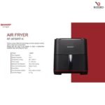 Sharp KF-AF50RT-K3 Air Fryer with 8 Cook Menu - Image 6
