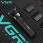 VGR V-987 Professional Beard and Moustache Trimmer for Men Black - Image 3
