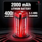 VGR V-987 Rosso Professional Beard and Moustache Trimmer for Men - Image 5