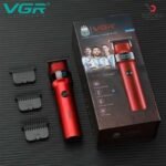 VGR V-987 Rosso Professional Beard and Moustache Trimmer for Men - Image 6