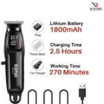 KEMEI KM-2273 Professional Men's Hair Cutting Machine Wireless Trimmer LED Display Home Haircut 1800mah Lithium Battery - Image 2