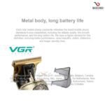 VGR V 073 Professional Rechargeable Electric Trimmer For Men - Image 5