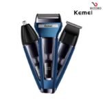 Kemei KM-6541 Multi-Functional 3-in-1 Hair Clipper, Shaver, and Nose Hair Trimmer for Men - Image 2