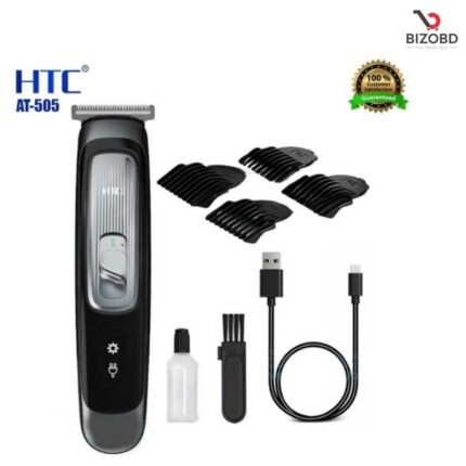 HTC AT-505 Hair Clipper and Beard Trimmer for Men 4 Lengh Comb ,USB C type Charging System
