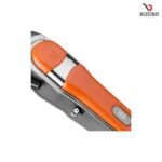 Kemei KM-1940 Adjustable Hair Trimmer Rechargeable Electric Cutting Machine Golden Metal Body Carbon Steel Blade Hair Clipper - Image 4