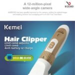 Kemei KM - 9020 Electric Rechargeable Hair Clipper Trimmer - Image 5