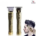 Shinon SH-2588 Electric Clipper Hair trimmer & shaver premium quality with gold color Aluminum metal built - Image 2