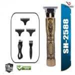 Shinon SH-2588 Electric Clipper Hair trimmer & shaver premium quality with gold color Aluminum metal built