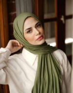 Light Olive - Elegant Soft Jersey Hijab for Women
