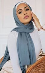 Light Ash - Elegant Soft Jersey Hijab for Women