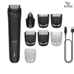 Philips MG3917/15 All-in-One Grooming Kit with 8 Attachments for Face, Hair & Body
