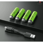 Remax AA-02 Rechargeable Lithium Battery Bundle of 4 Piece