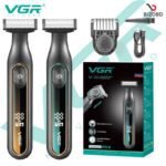 VGR 360 Hair Trimmer Waterproof Household Rechargeable Adjustable Hair Trimmer Full Body Washable Reciprocating Men's Trimmer - Image 3