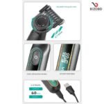 VGR 360 Hair Trimmer Waterproof Household Rechargeable Adjustable Hair Trimmer Full Body Washable Reciprocating Men's Trimmer - Image 5