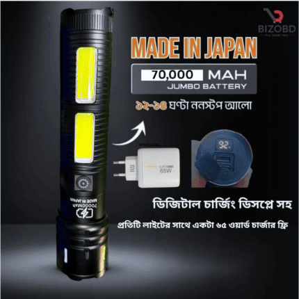 70,000 mAh Thunder Light Pro Laser Cannon X03 Black